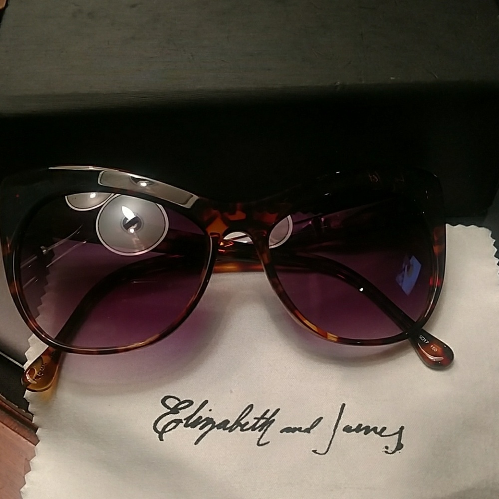 Elizabeth and James tortoise plastic sunglasses